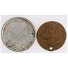 Image 2 : Temperance Medal/Counterstamped Large Cent [204656]