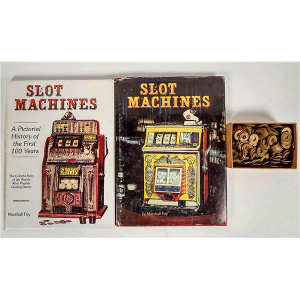 Slot Machine Tokens /2 Books, w/Autographs! A Tribute to Charles Fey [204492]