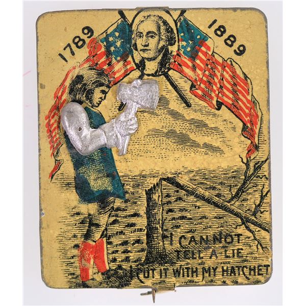George Washington Political Pinback c1930's [201381]