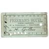 Image 1 : Freeman's Hotel Meal Card, Auburn, California, 1895 [205032]