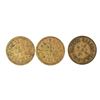 Image 1 : Pacific Saloon Tokens (3 different), Sacramento [198262]