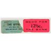 Image 1 : Two Different Goldfield, Nevada Celluloid Tokens [205030]