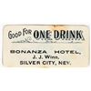 Image 2 : Bonanza Hotel, Silver City, Nevada Celluloid Token [203564]