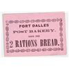 Image 1 : Fort Dalles Post Bakery Token [204368]