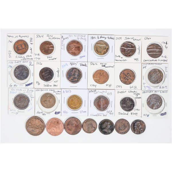British Conder Tokens, 24pcs [191973]