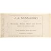 Image 1 : Temple Bar Saloon Advertising Card, Flagstaff, Arizona [188940]