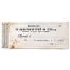Image 1 : Garrison & Co., Gold Dust Buyers, Receipt --Horseshoe Bar, CA [155349]