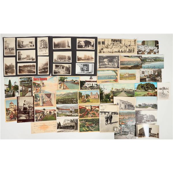 Santa Barbara Post Cards & Photos Lot [203528]