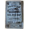 Image 2 : Cram's Township & Railroad Map of California 1888 [202010]