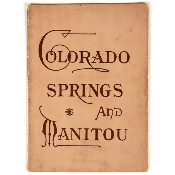 Colorado Springs Pamphlet, c. 1890s [201072]