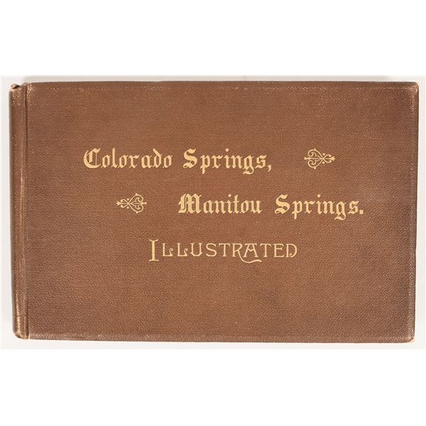 Rare Colorado Springs Viewbook, 1889 [203773]