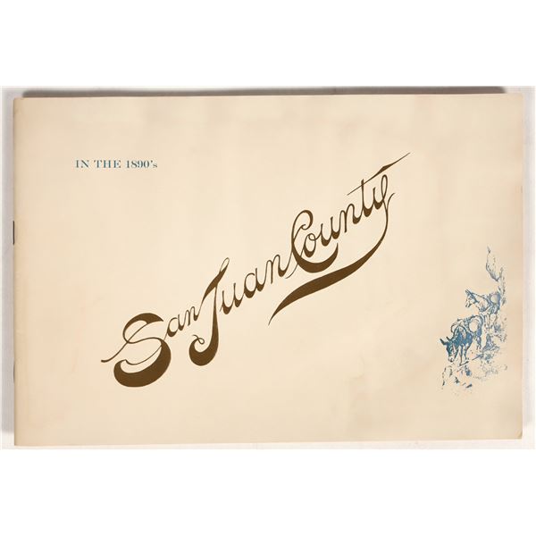 1890 San Juan County photo booklet, Repro 1969 [202813]