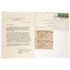 Image 1 : Office of Cocktail Administration Letter & Ration Book Cards [204478]