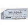 Image 1 : 1861 Nevada Territory Check Signed by Orion Clemens (Brother to Mark Twain) [203947]