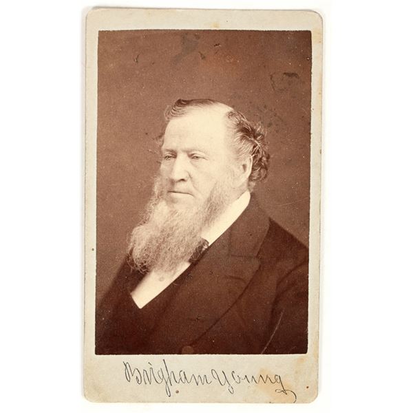 1870s CDV of Mormon Leader Brigham Young [195483]