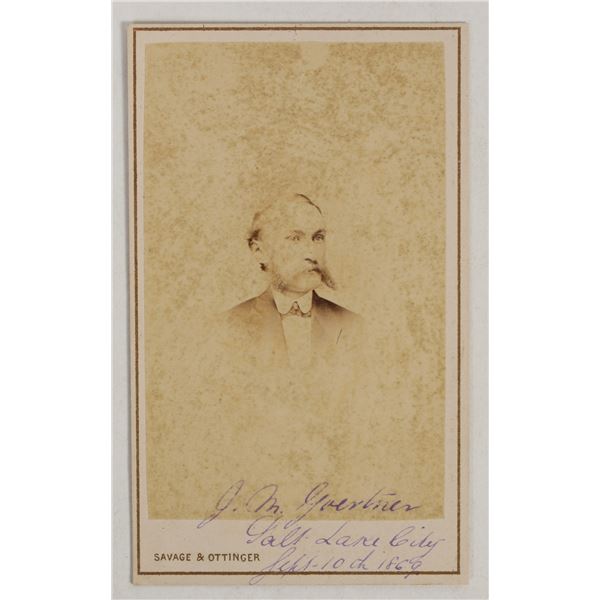 CDV of J.M. Gaertner. Utah [204593]