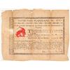 Image 1 : Virginia Land Office Treasury Warrant, 1780, Revolutionary War-Era [200159]