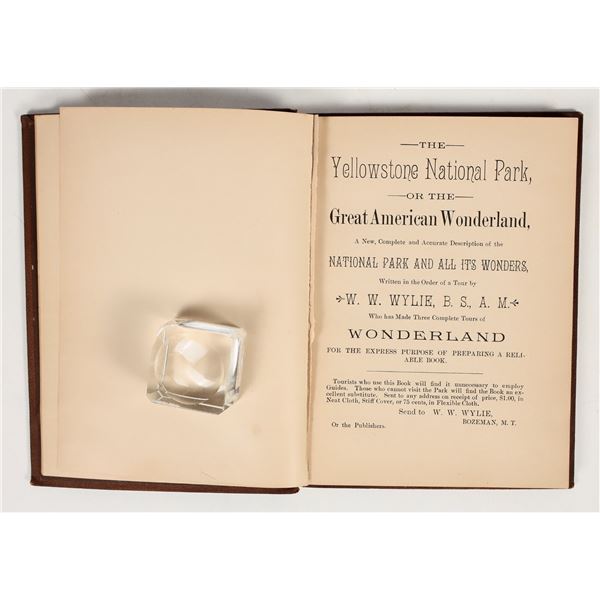 Tourist's Guide to Yellowstone, 1882 [203647]