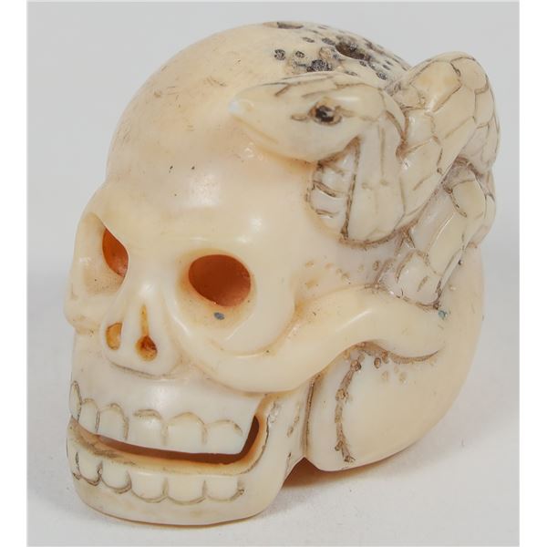 Netsuke Skull and Snake - CHOICE [204800]