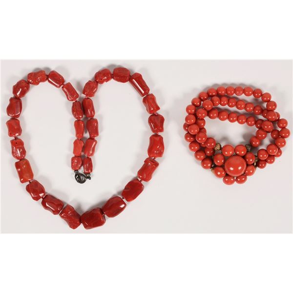 Red Coral Necklaces  [202760]
