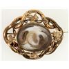 Image 1 : Hair Locket Brooch, 10K Gold, Exquisite [202578]