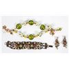 Image 1 : Intricate Floral Bracelet/Earring Set  & Choker [202603]