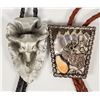 Image 1 : Western Silver Bolo Ties (2) [203637]