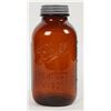 Image 1 : Amber Mason Jar - RARE! [204677]