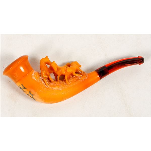 Meerschaum Pipe in Leather Case - Rare! [205065]
