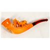 Image 1 : Meerschaum Pipe in Leather Case - Rare! [205065]