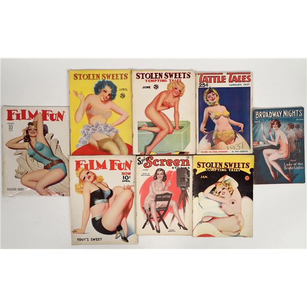 Stolen Sweets, Film Fun +5 Pin Up Magazines 1930's [201256]