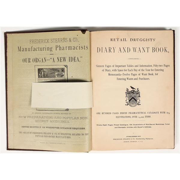 Druggist's Wantbook/Reference Book, 1885 [200592]