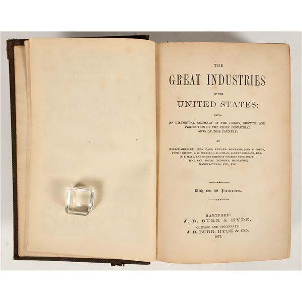 Great Industries of the United States 1873 - RARE! [203963]