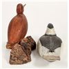 Image 2 : Two Wooden Carved Birds [204698]