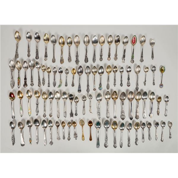 43 State Sterling Silver Souvenir Spoon Collection [202478]