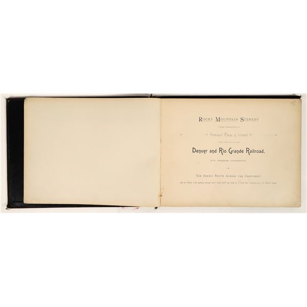 Rocky Mountain Scenery Denver and Rio Grande Railroad 1888 [203966]