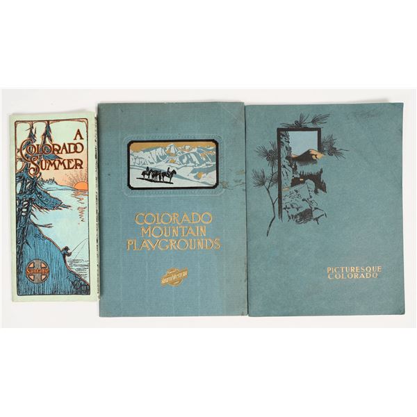 Three Different Colorado Railroad Promotional Guides [201352]