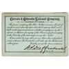 Image 2 : Carson & Colorado Railroad Annual Pass 1886 [201484]