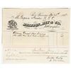 Image 1 : Britton, Rey & Co. Billhead for the Printing of Virginia & Truckee Railroad Passes, 1878 [201487]
