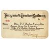 Image 1 : Virginia & Truckee Railway Annual Pass, 1916 [201496]