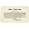 Image 2 : Virginia & Truckee Railway Annual Pass, 1917 [201495]