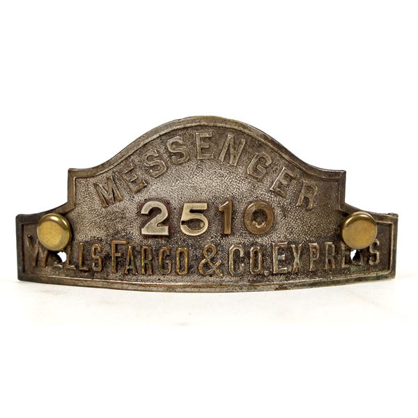 Wells, Fargo & Co. Messenger Hat Badge [205829]