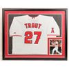 Image 1 : Mike Trout Signed Framed Jersey [187725]