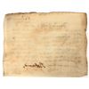 Image 2 : Robert Morris, Signer of Declaration of Independence, Autographed Stock [197504]