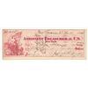 Image 1 : Assistant Treasurer of the U.S., Fort Laramie, Idaho Territory, 1864 Check [202732]