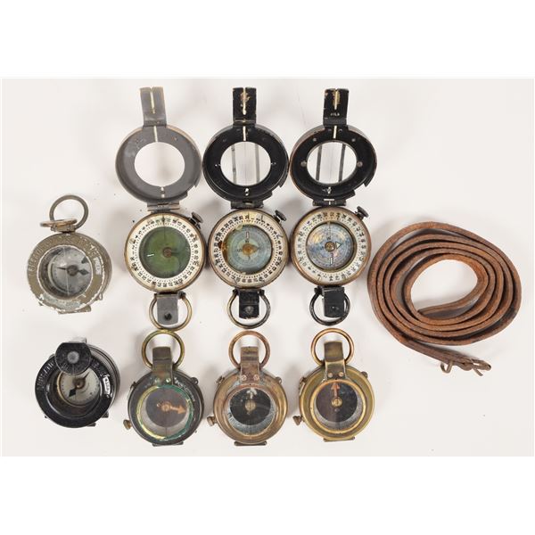 Group of WW1 and WW2 Compass from the UK and USA (8) [202894]