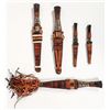 Image 1 : Hand Crafted Sheath Knives Collection from West Africa 20th C. (5) [202899]