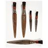 Image 2 : Hand Crafted Sheath Knives Collection from West Africa 20th C. (5) [202899]