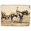 Image 1 : US Cavalry Soldier on Horseback c. 1902 [202917]