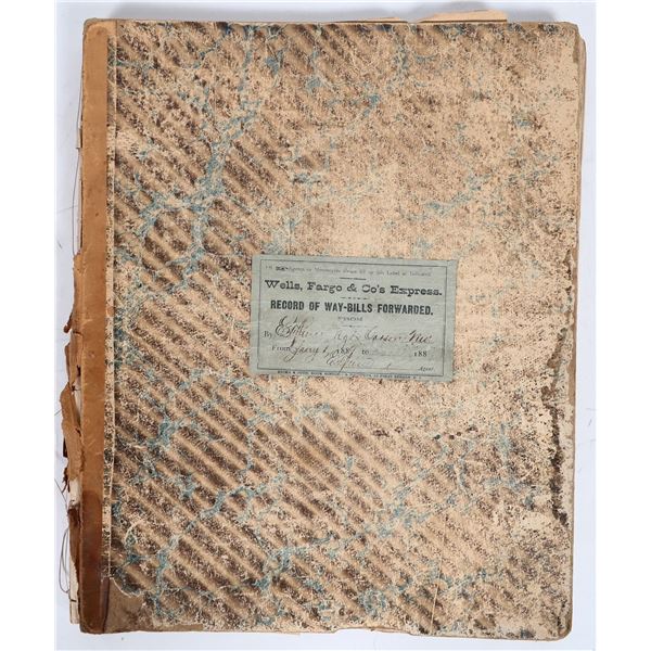 Wells, Fargo Express Way Bill Receipt Book, 1889, Carson City [196651]